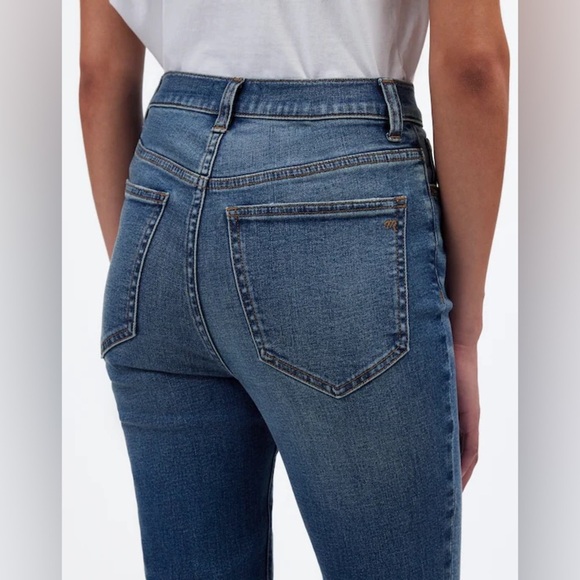 Madewell 10” High-Rise Skinny Jeans | Medium Wash | Size 29 (29x27.5) - Picture 7 of 16